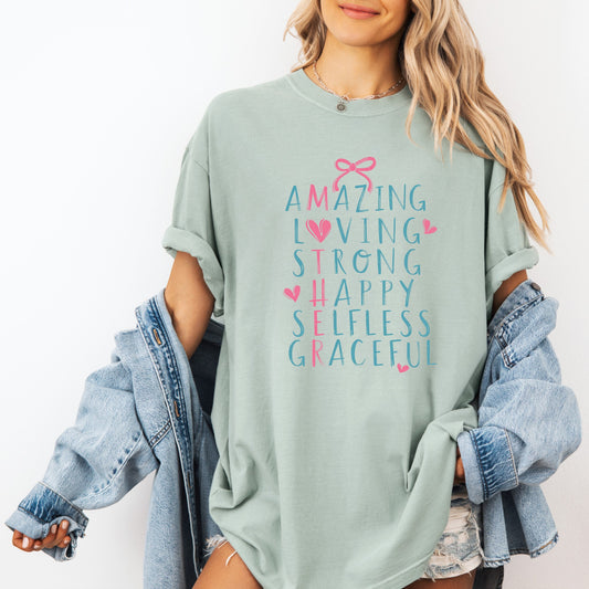 Amazing Mum T-shirt 100% Organic Cotton