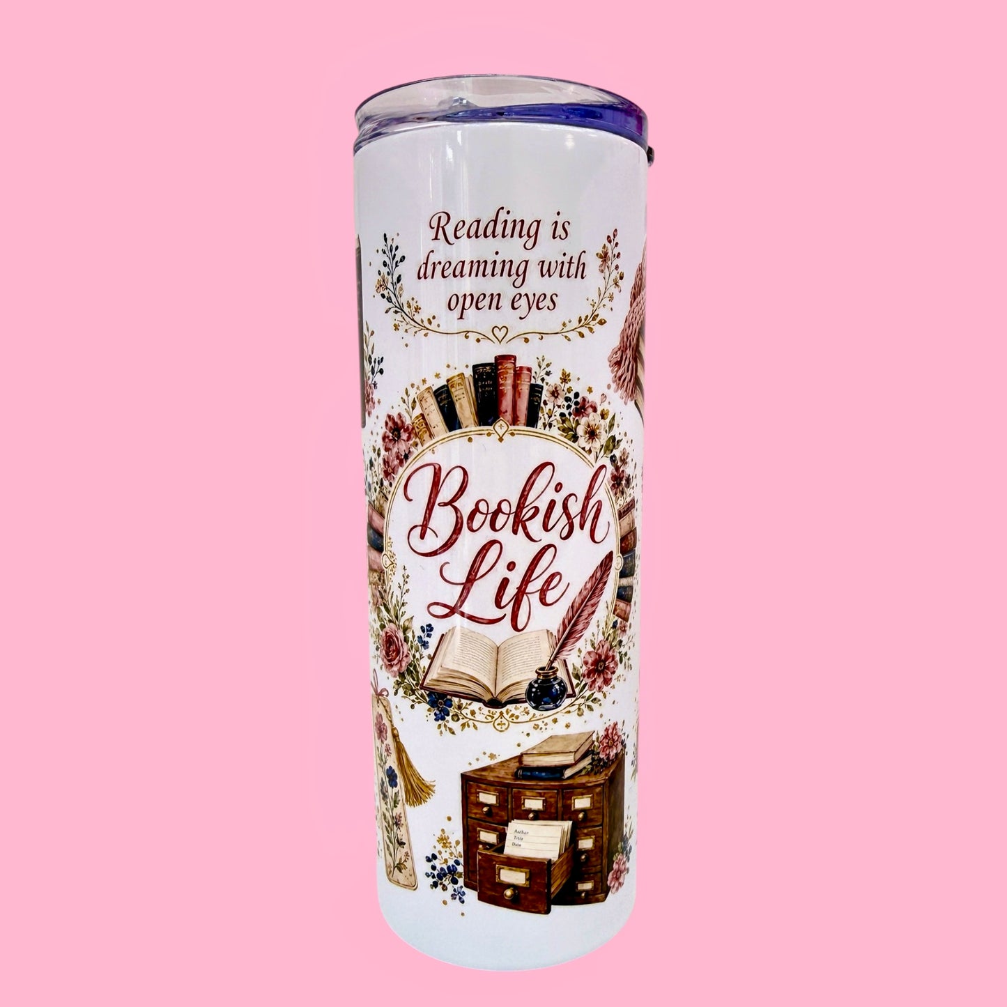 📚 Bookish Life 20oz Tumbler ☕✨📖