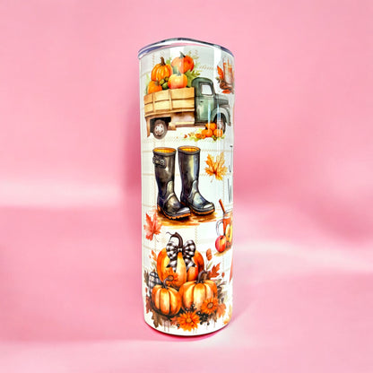 🍂 Just a Girl Who Loves Fall – 20oz Tumbler 🍁