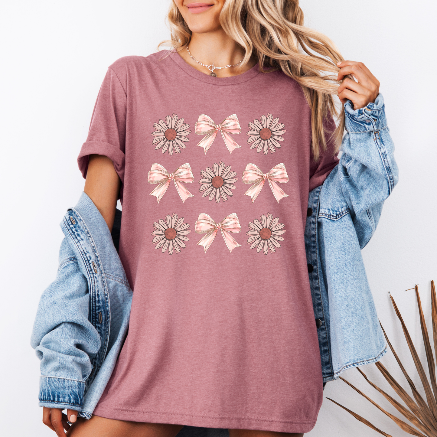 🌸 Pretty Petals & Pink Bows Tee 🎀
