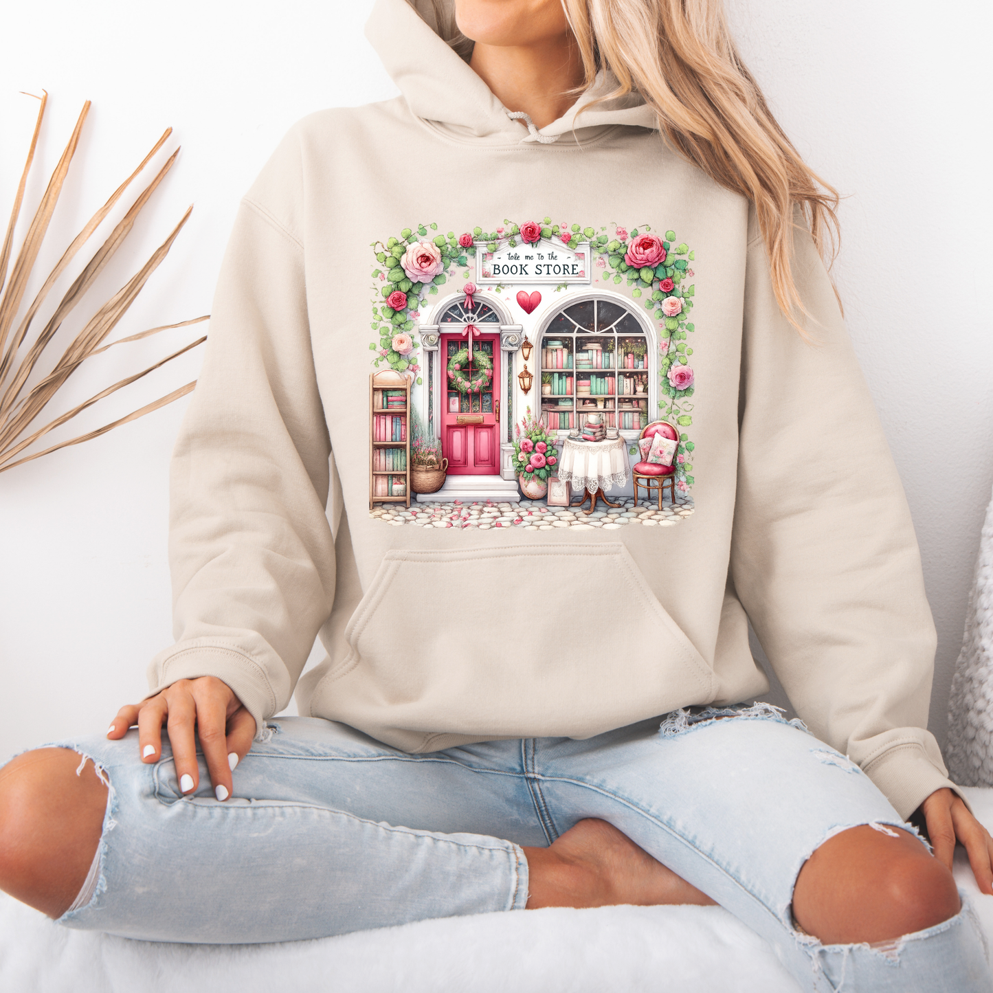 🏡📚 Welcome to the Bookstore
 Luxuriously Thick Hoodie✨