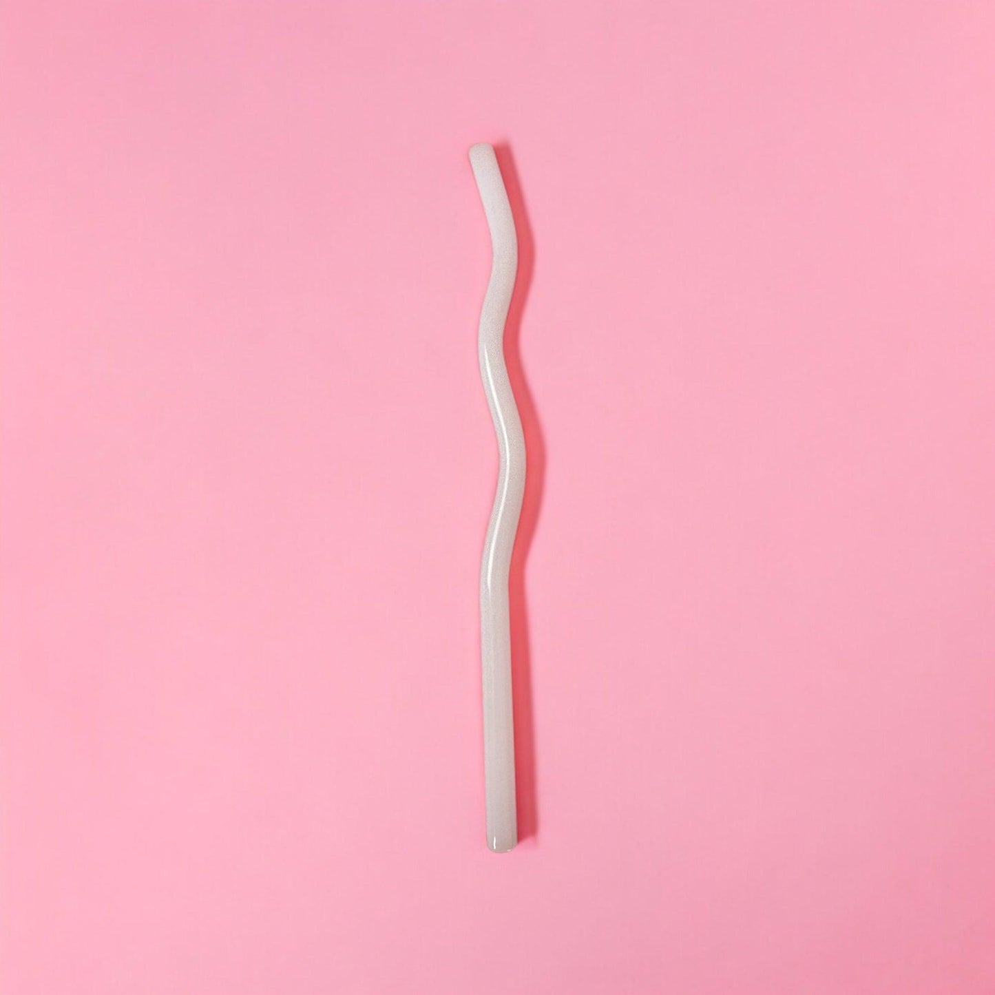 Glass Wavy Straws