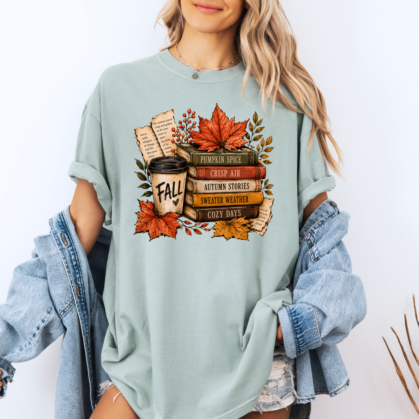 🍂 Autumn Stories Bookish T-Shirt 📚