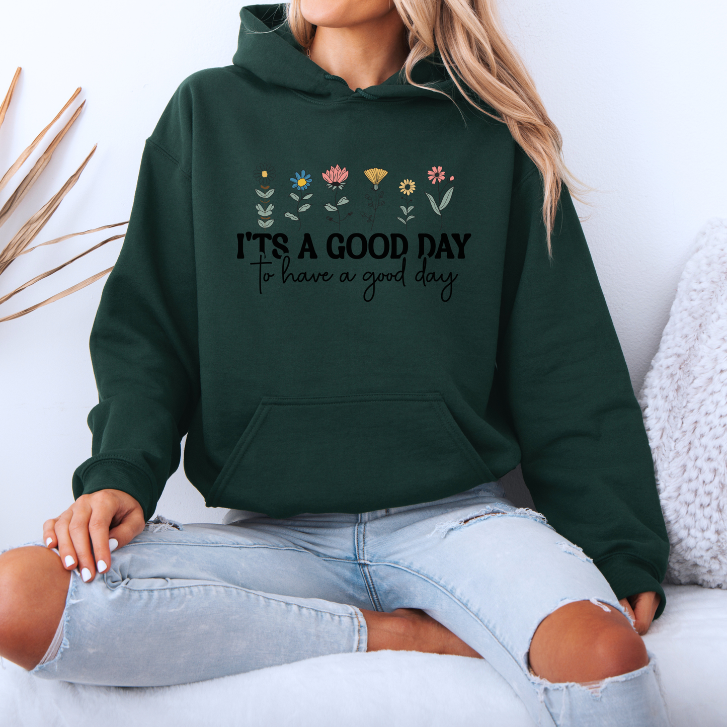 Good Day Wildflowers 🌼 Luxuriously Thick Hoodie