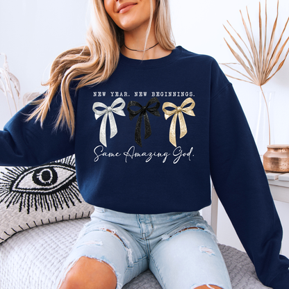 ✨ New Year New Beginnings🎀🙏 Organic Cotton Sweatshirt