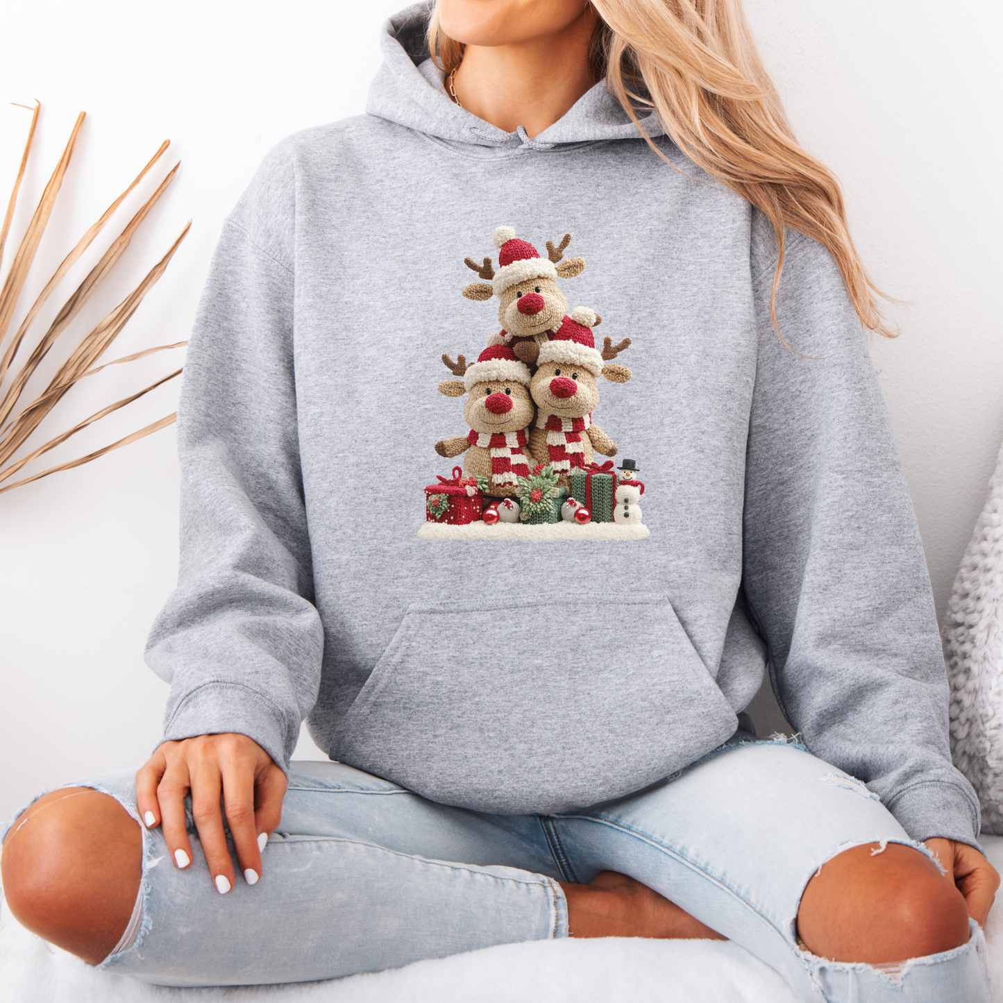 🦌✨ Cozy Reindeer Stack ✨🦌 Luxuriously Thick Hoodie