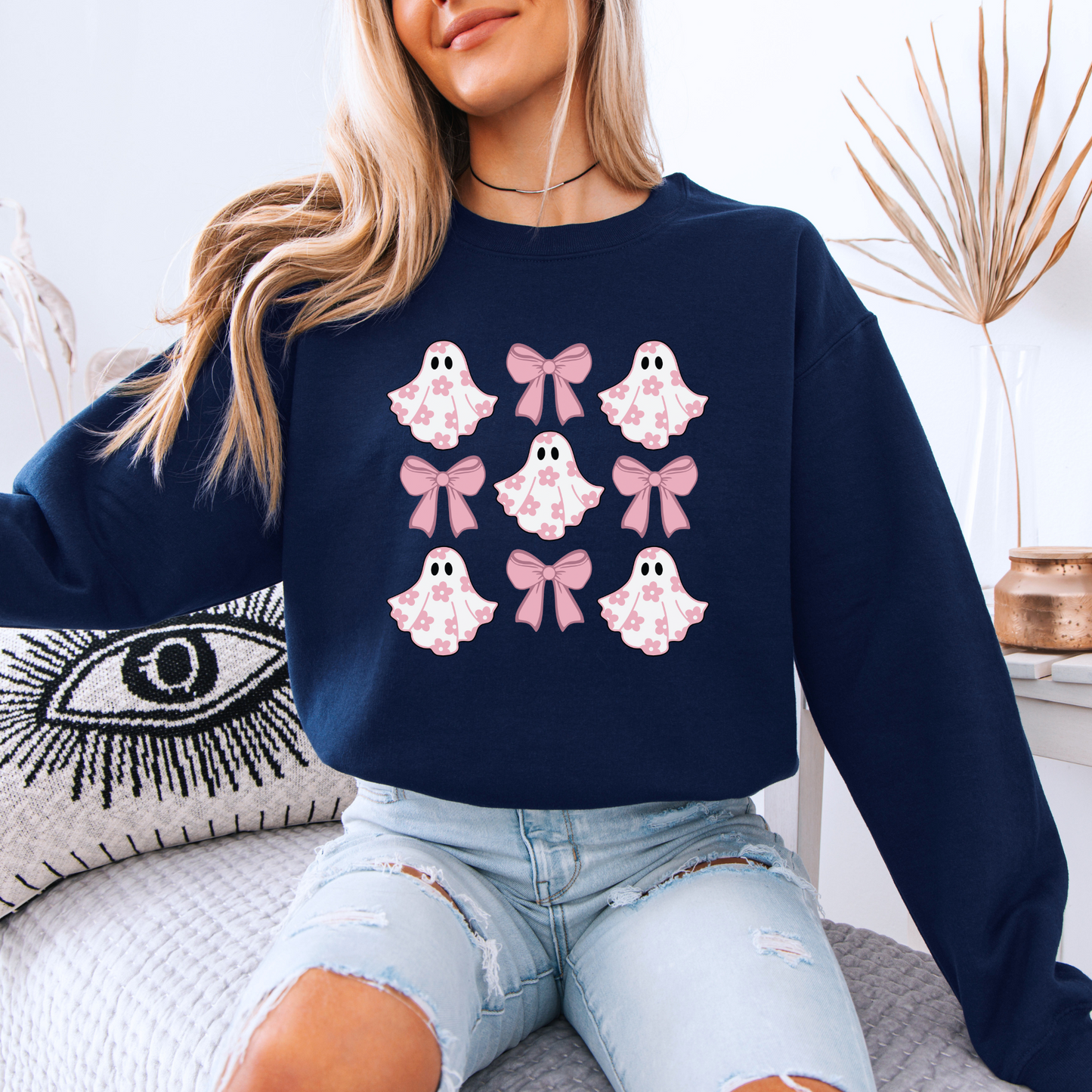 Ghost Bow Organic Cotton Crewneck Sweatshirt