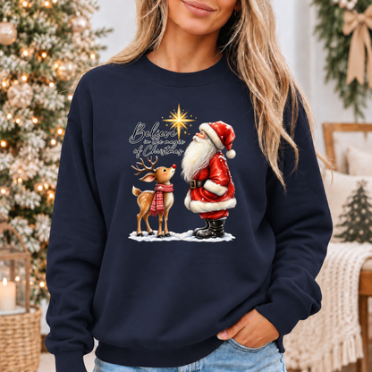 Believe in the Magic of Christmas 🎅🦌✨ Cosy Christmas Sweatshirt