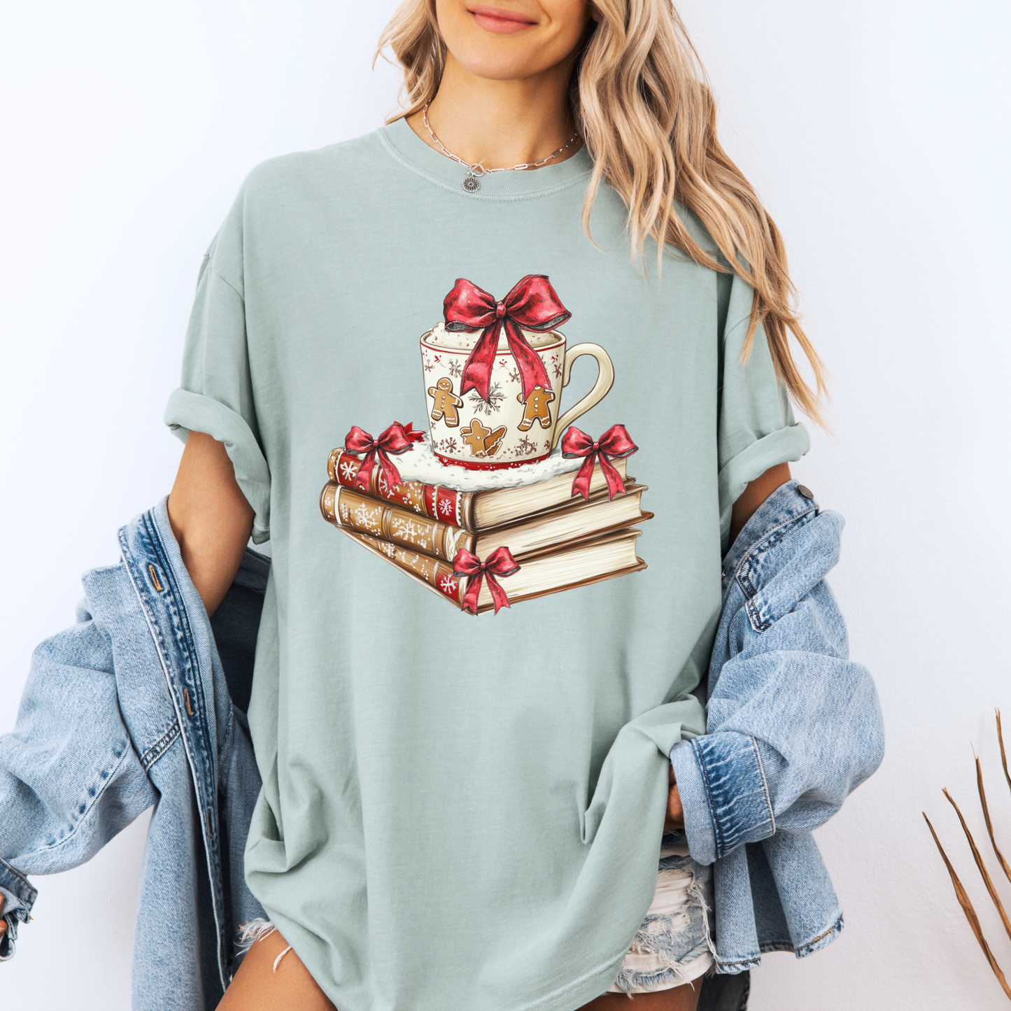 🍪📖 Gingerbread & Stories ✨ 100% Organic Cotton T-Shirt