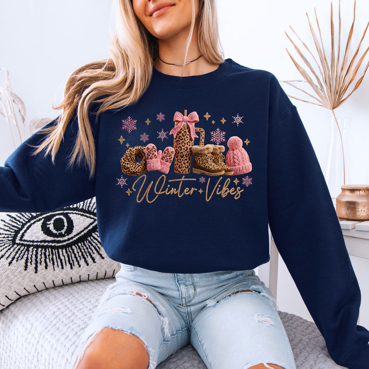❄️✨ Winter Vibes ✨❄️  Organic Cotton Sweatshirt