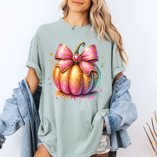 Glitter Pumpkin - 100% Organic cotton T-shirt