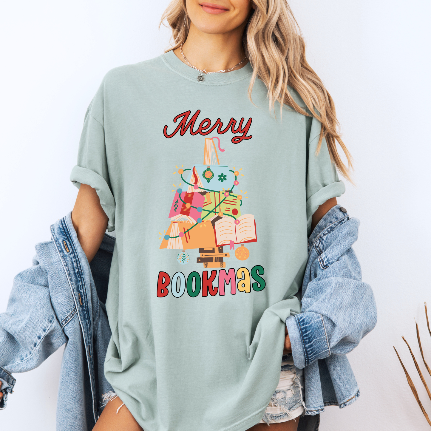 🎄📚 Merry Bookmas ✨ 100% Organic Cotton T-Shirt