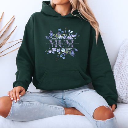 Mum I Love You Floral ✨Luxuriously Thick Hoodie✨💐💜