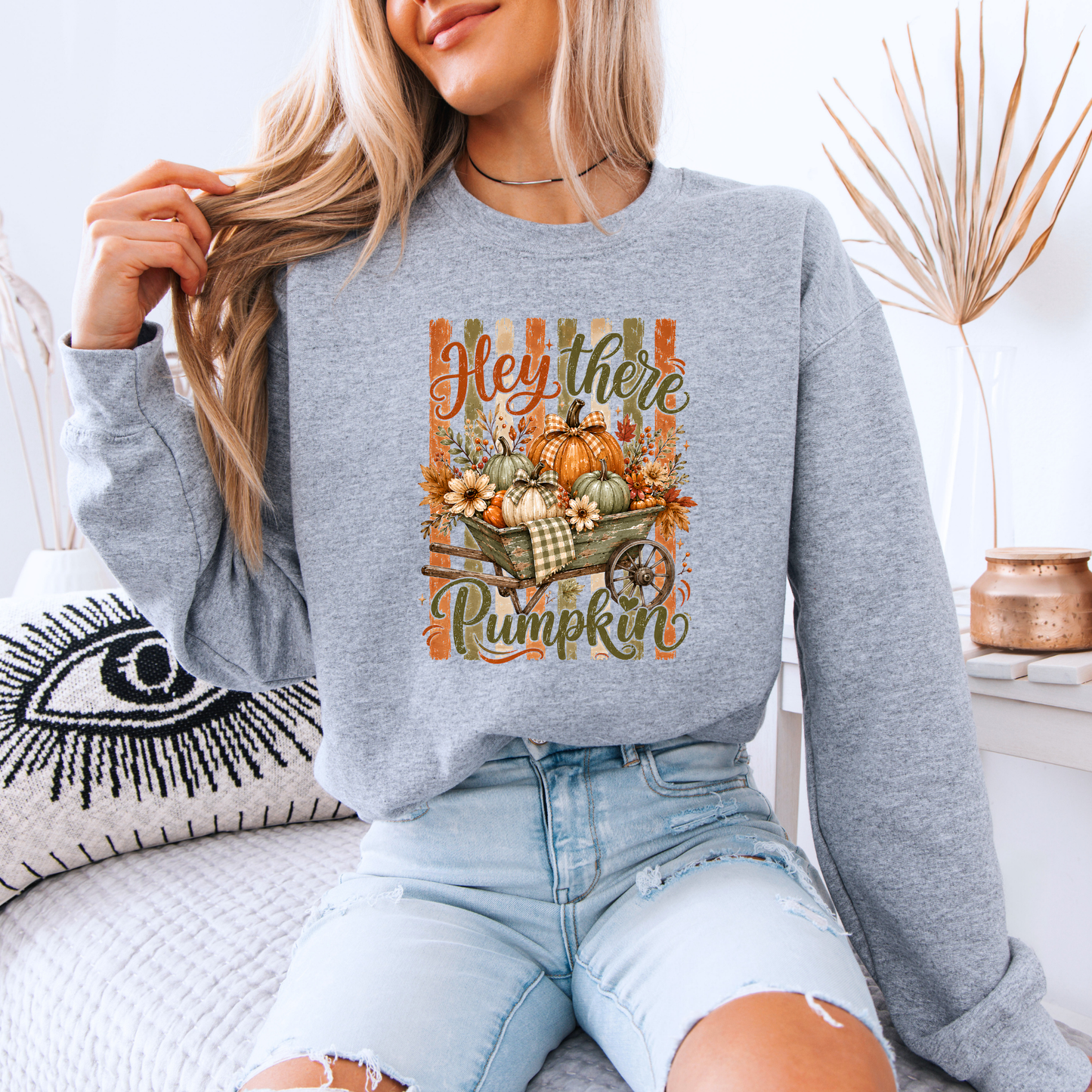 🎃 Hey There Pumpkin Autumn Sweatshirt 🍂