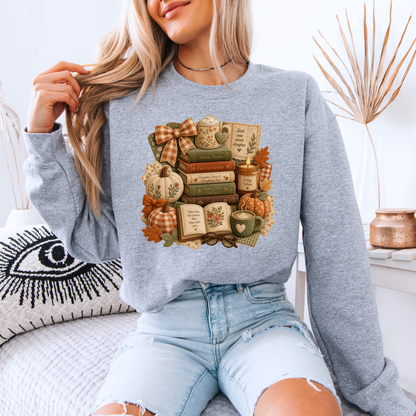 🍂📚 Autumn Stories & Cozy Chapters Sweatshirt 🎃☕