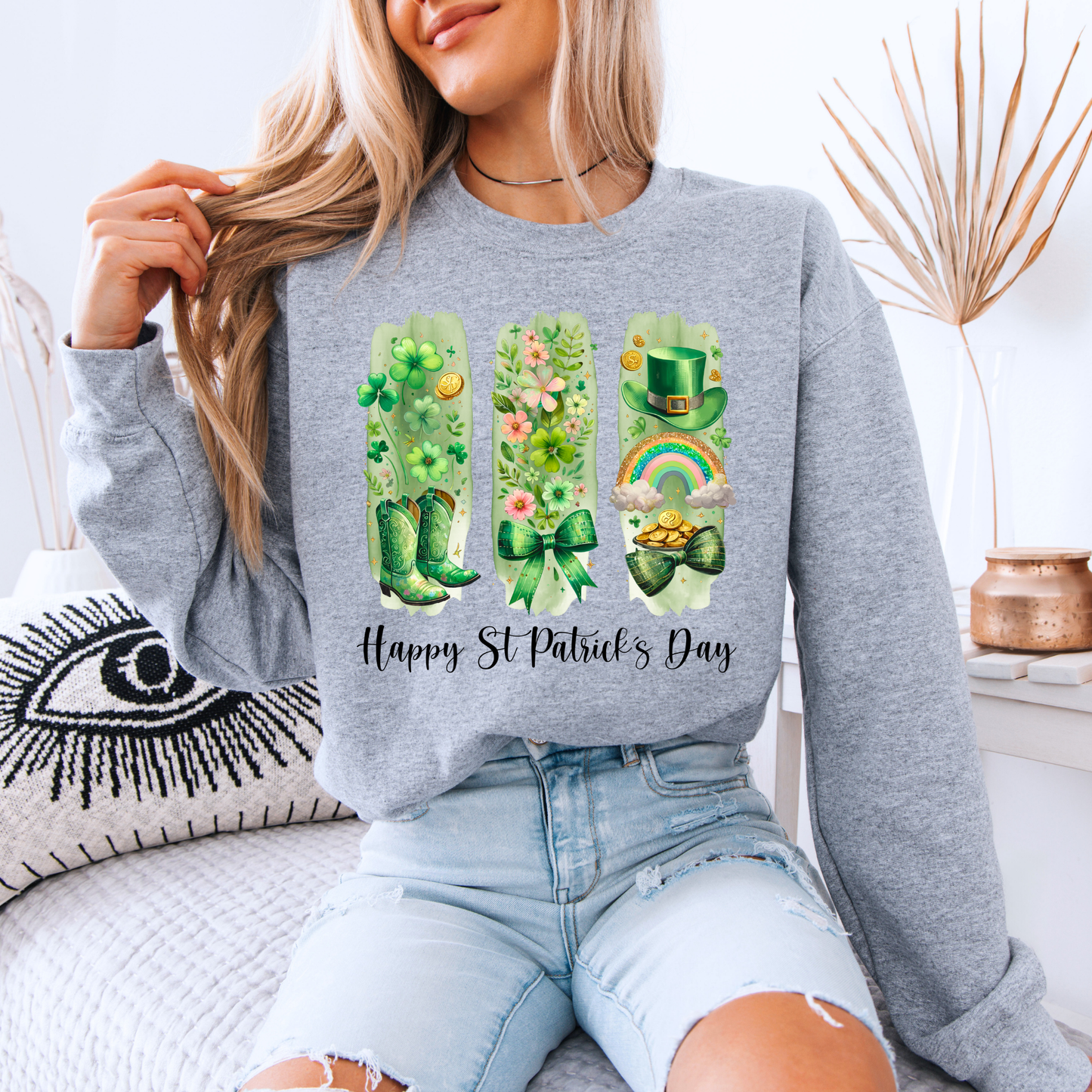 Happy St Patrick’s Day Sweatshirt 🍀🌈✨