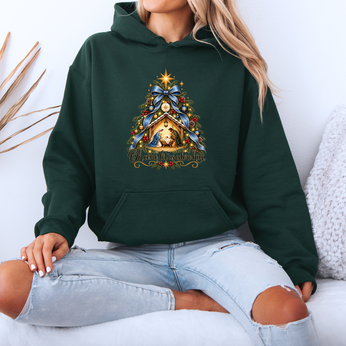 The Miracle of Christmas 🌟  Premium Christmas Hoodie