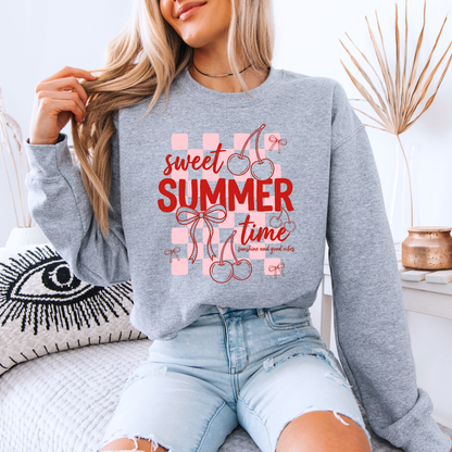 🍒 Sweet Summer Cherries Sweatshirt 🎀☀️