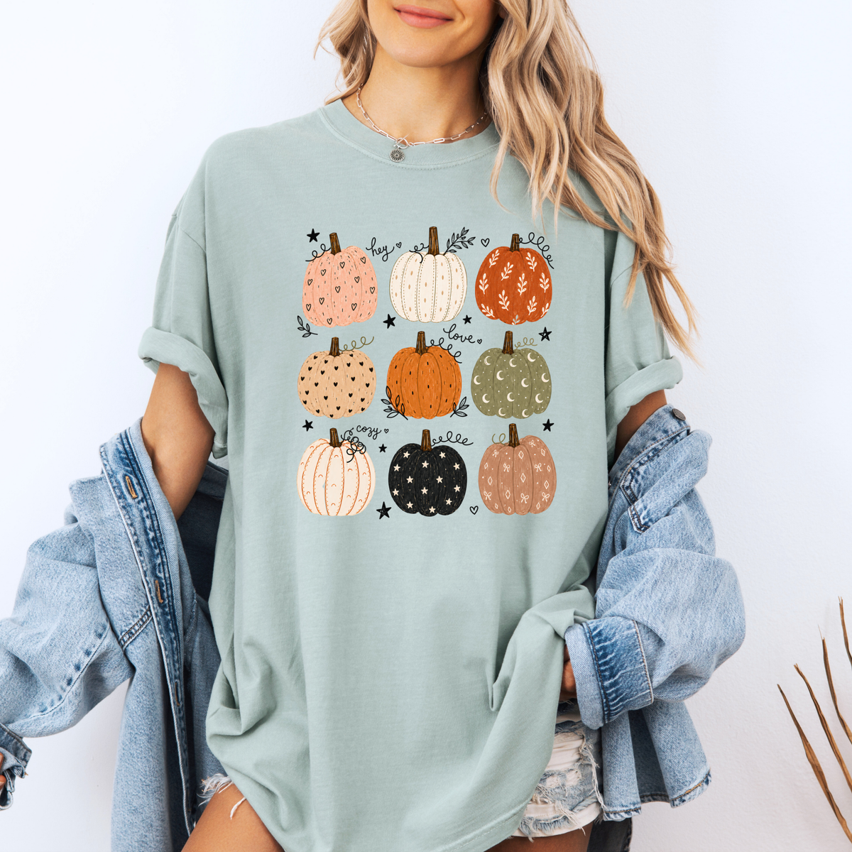 🎃🍂 Pumpkin Patch Cuties Cotton T-Shirt 🧡✨