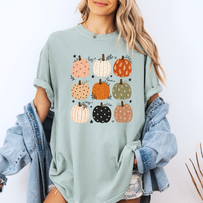 🎃🍂 Pumpkin Patch Cuties Cotton T-Shirt 🧡✨