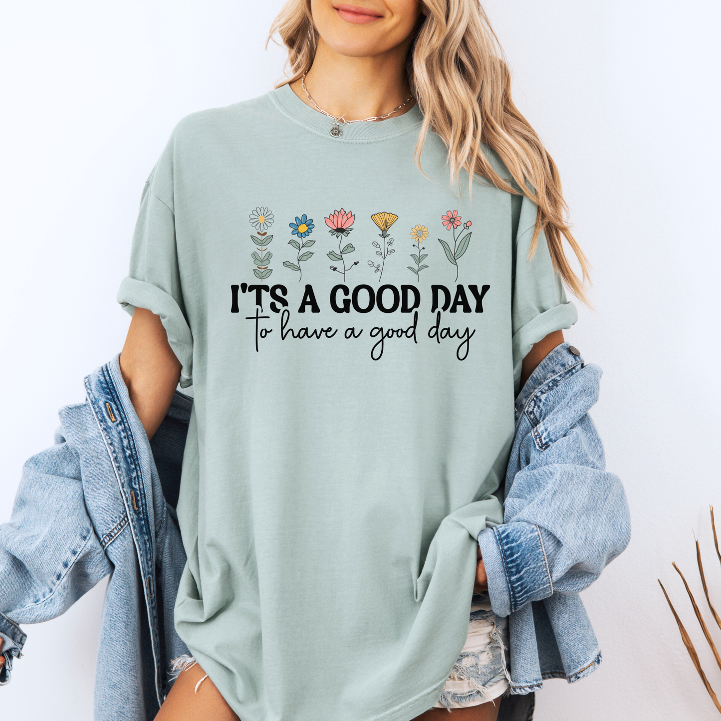 Good Day Wildflowers 🌼 t-shirt 100% Organic Cotton