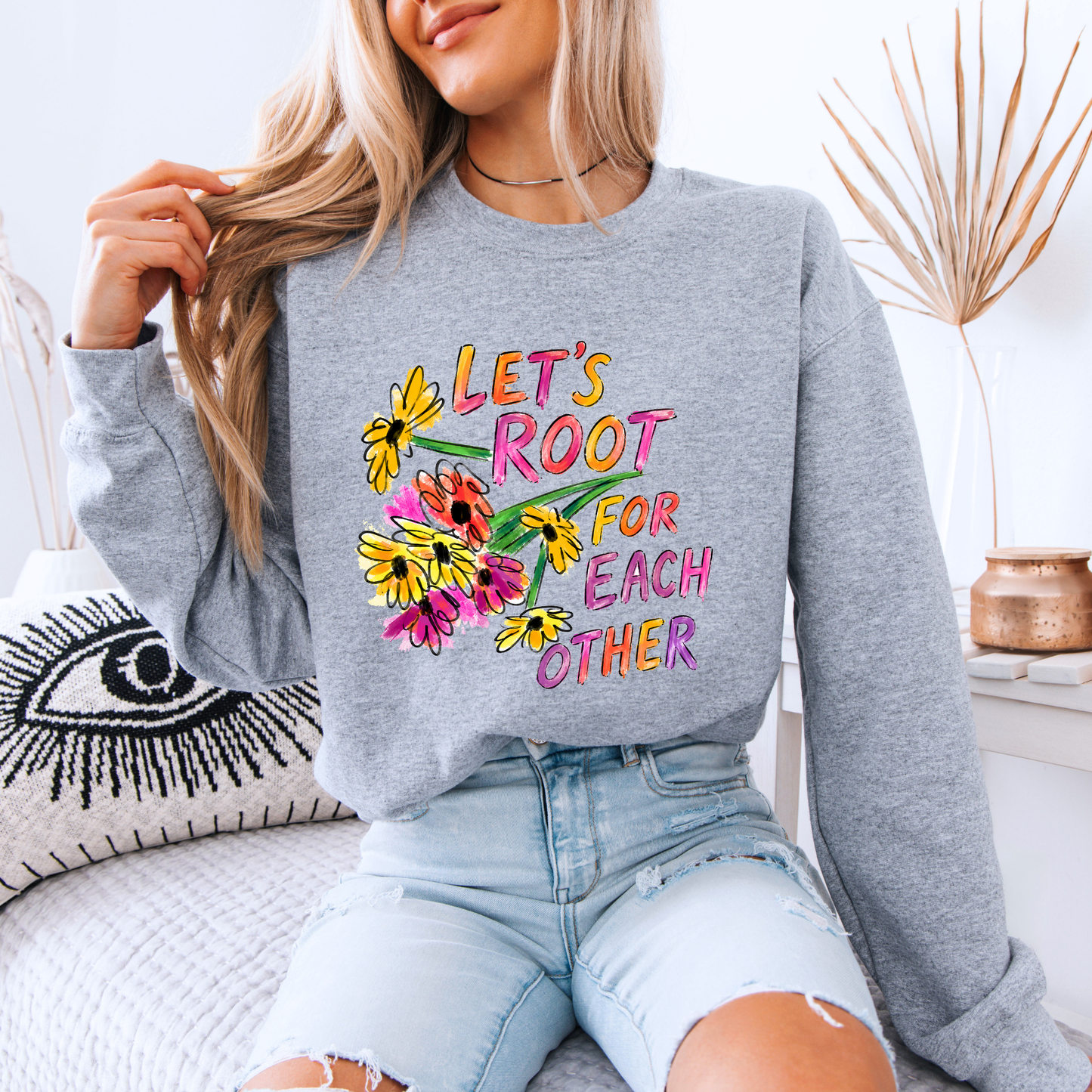 🌻💖 Floral Kindness Sweatshirt 🌸✨