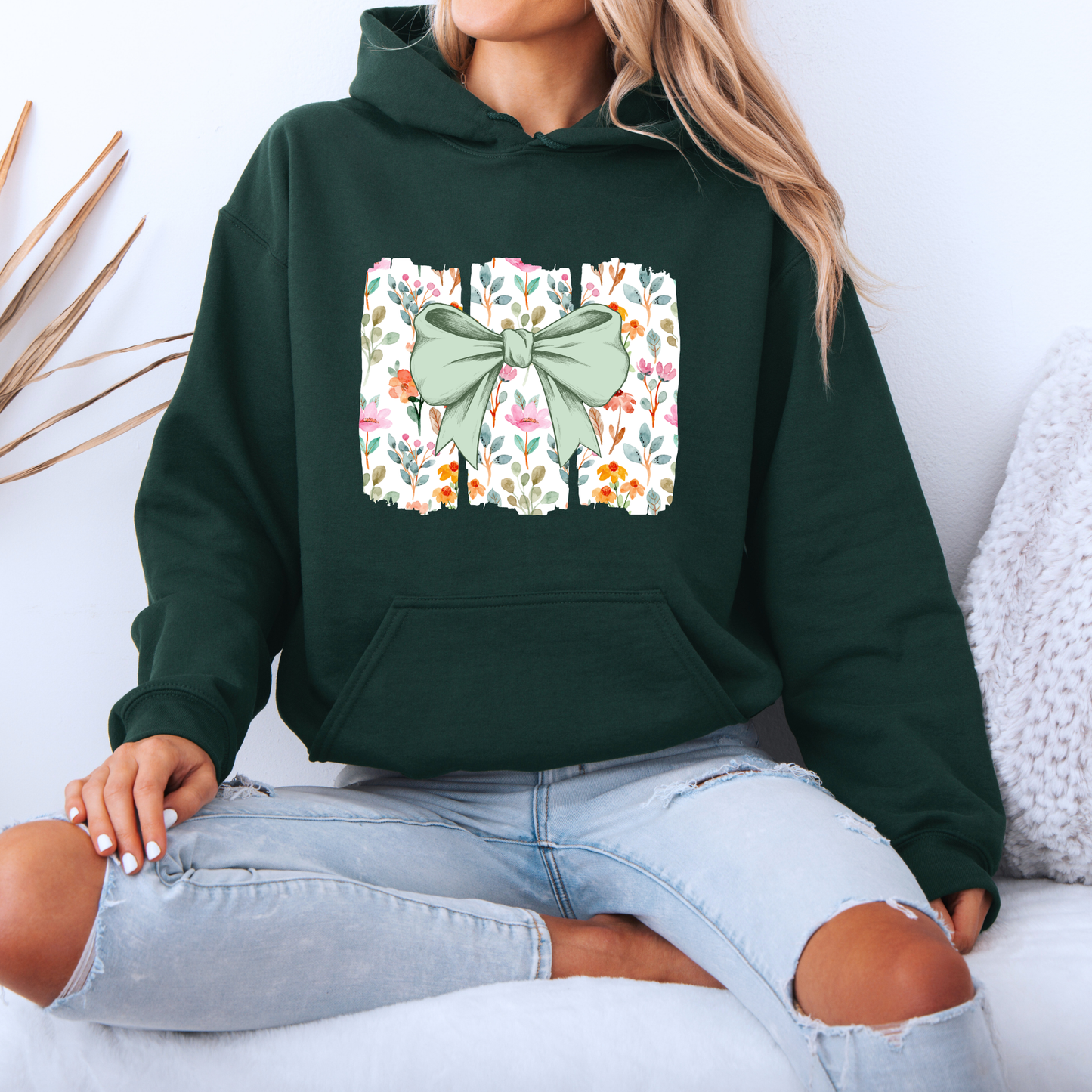 Floral Bow ✨Luxuriously Thick Hoodie✨ 🎀