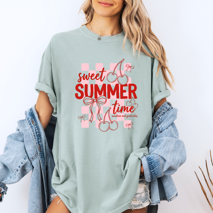 🍒🎀 Sweet Summer Cherry T-Shirt ☀️✨