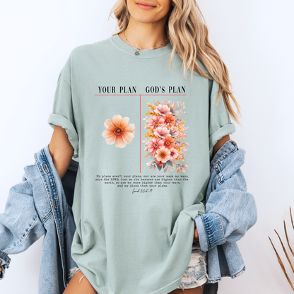 ✨ God’s Plan Floral T-Shirt 🌷