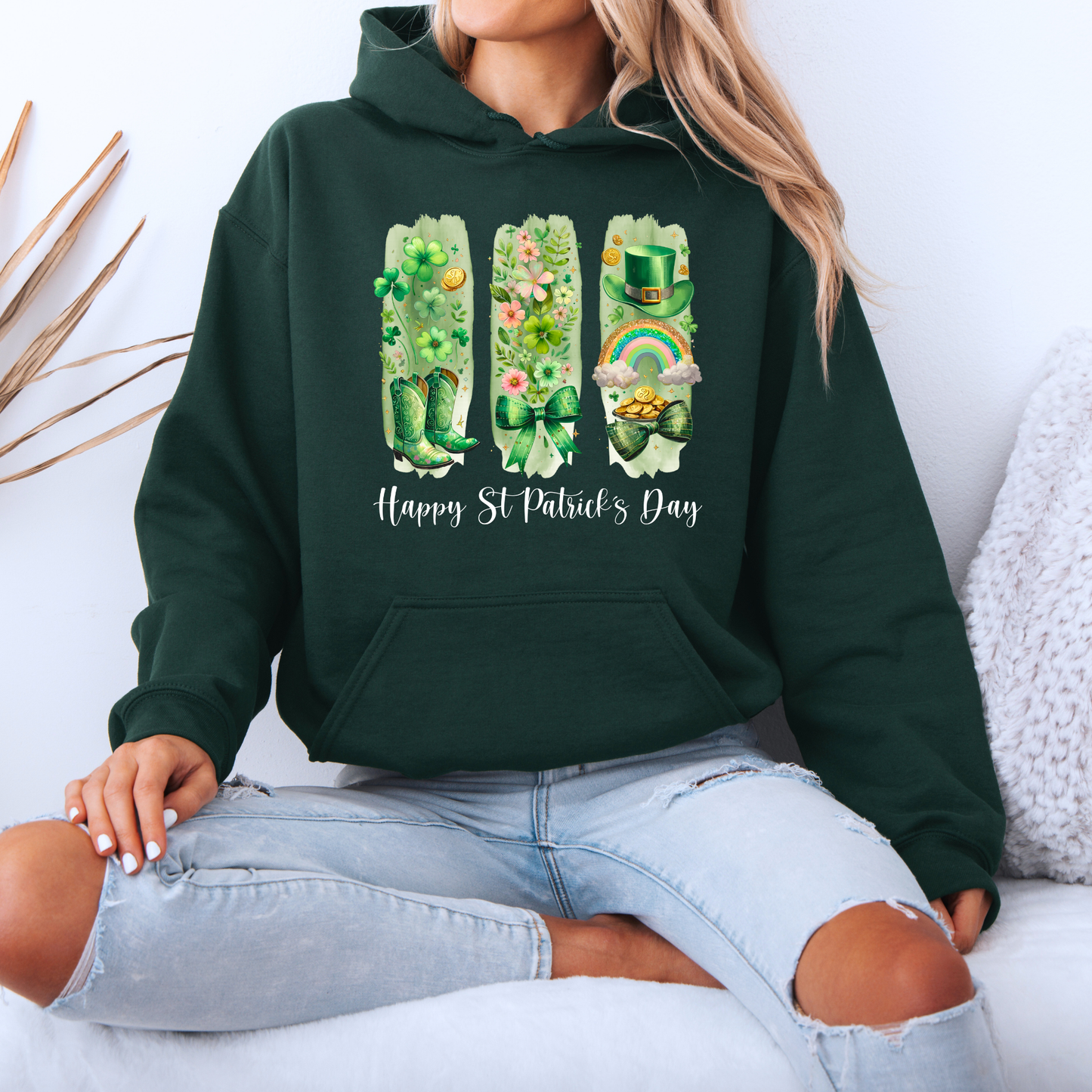 Emerald Dreams St. Patrick’s Day Hoodie 🍀🌈✨