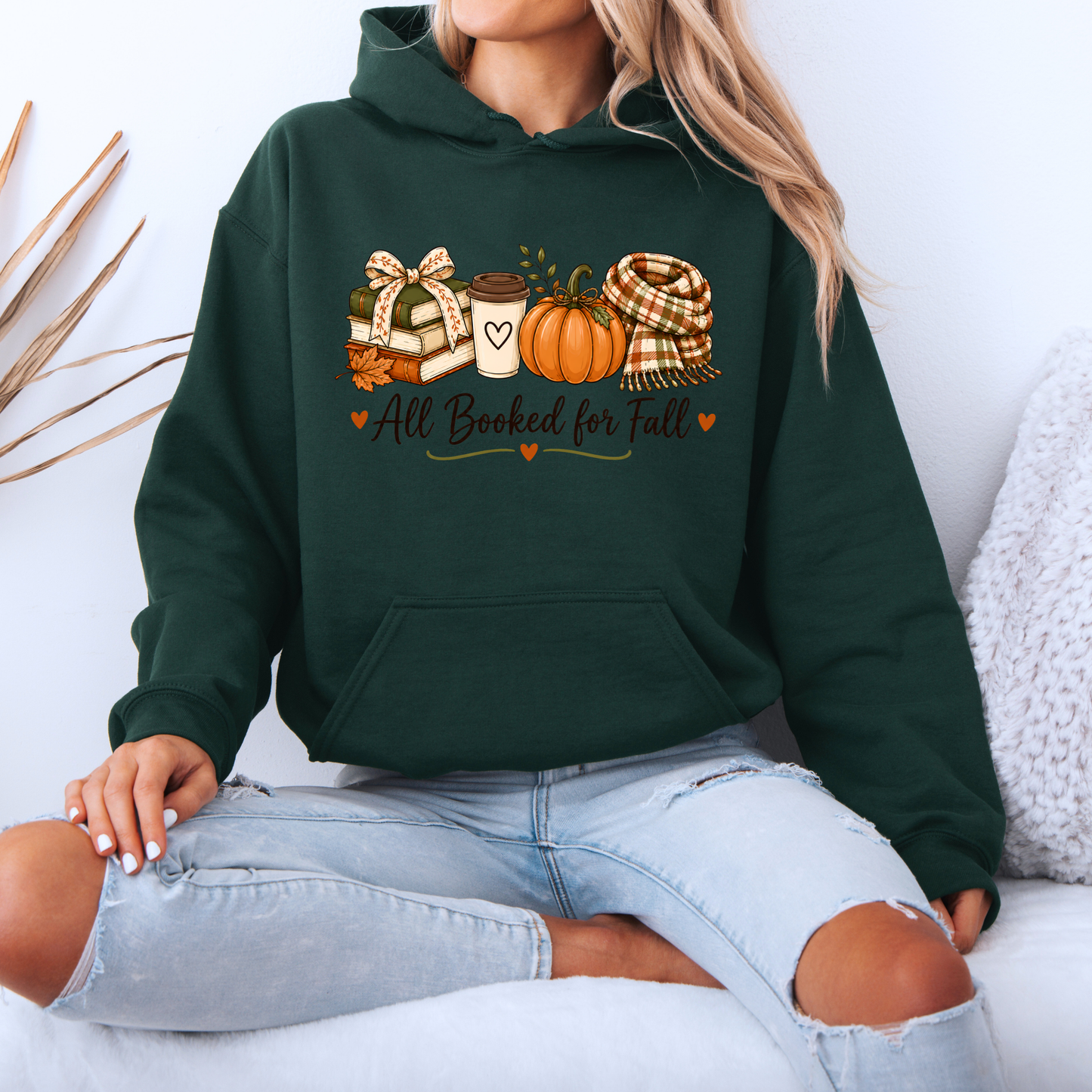 🍂 All Booked for Fall Hoodie 🦊🍂