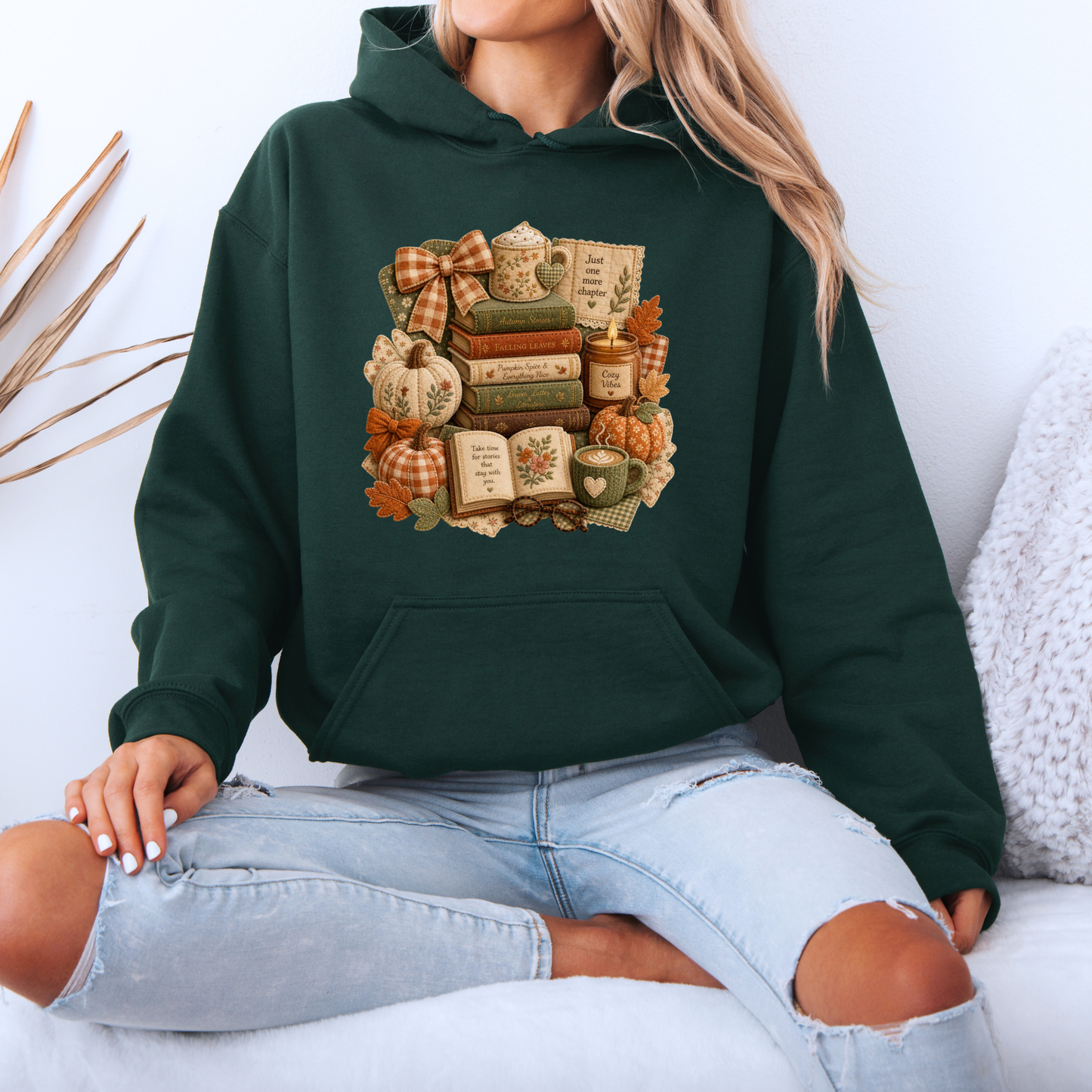 🍂📚 Autumn Stories & Cozy Chapters Hoodie 🎃☕
