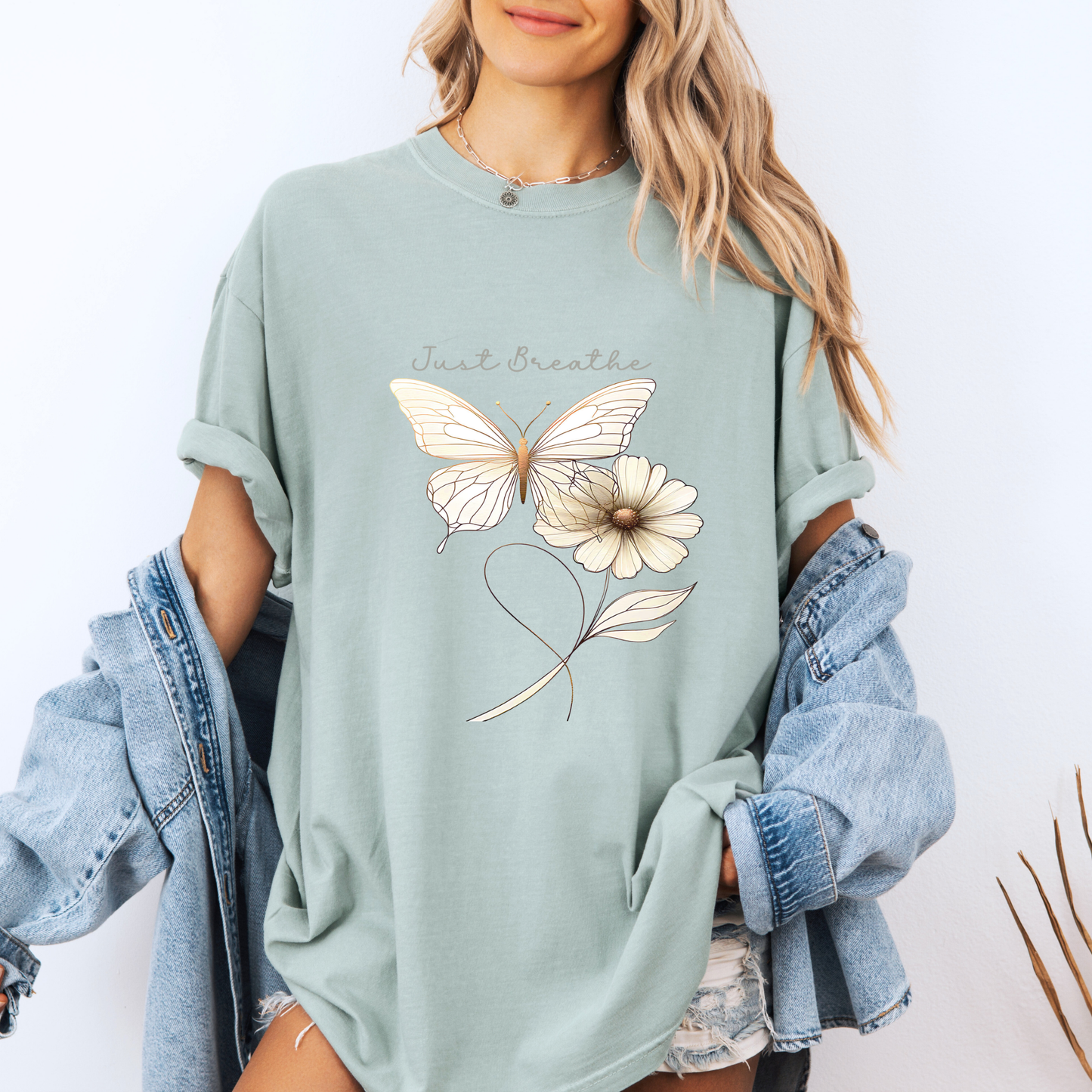 Just Breathe Butterfly & Bloom Hoodie 🦋🌼