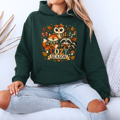 🍂☕ Cozy Season Friends Premium Hoodie 🎃✨