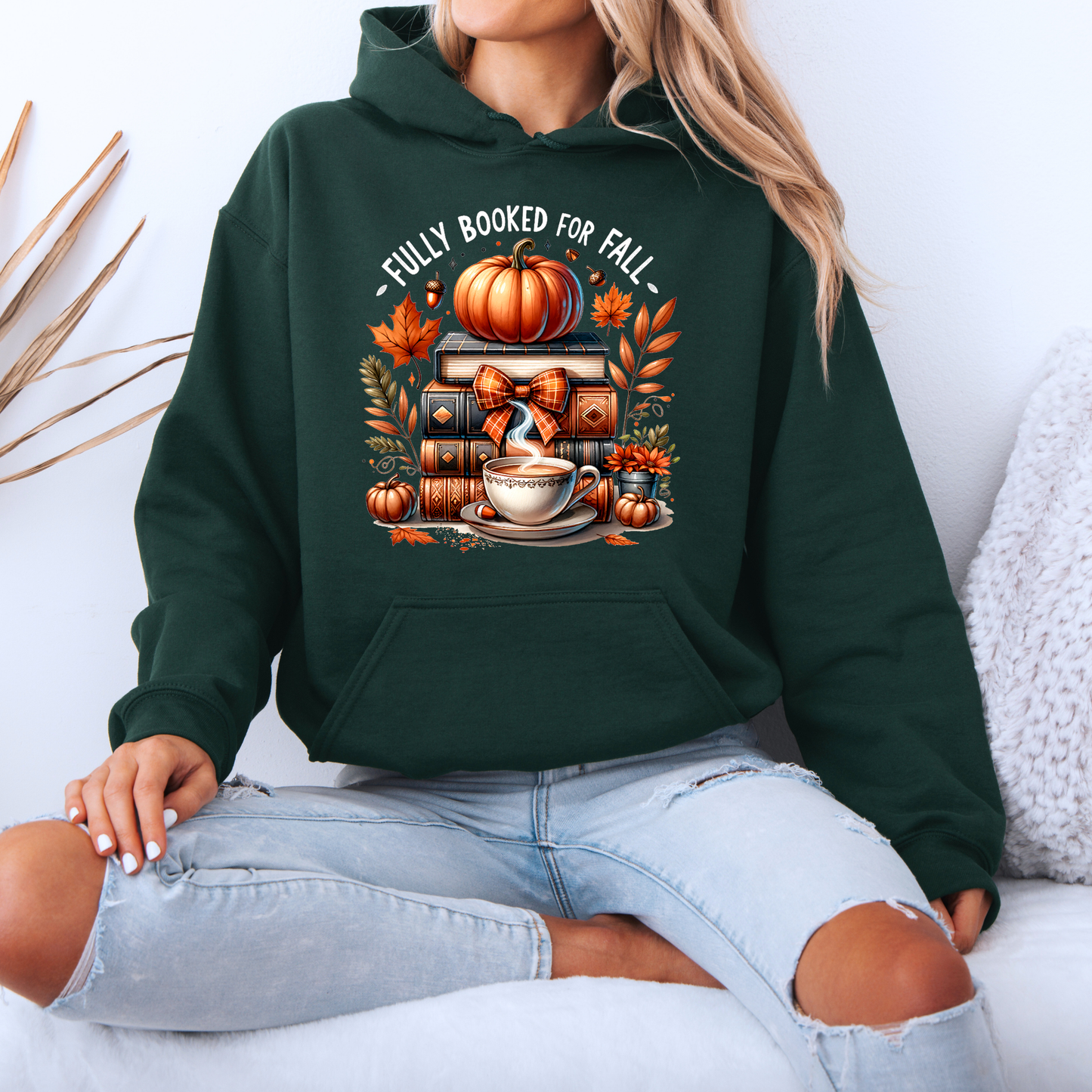 🍂📚 Fully Booked for Fall Hoodie 🎃☕