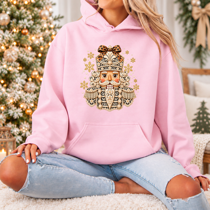 ✨ Golden Bloom Nutcracker❄️ Premium Christmas Hoodie