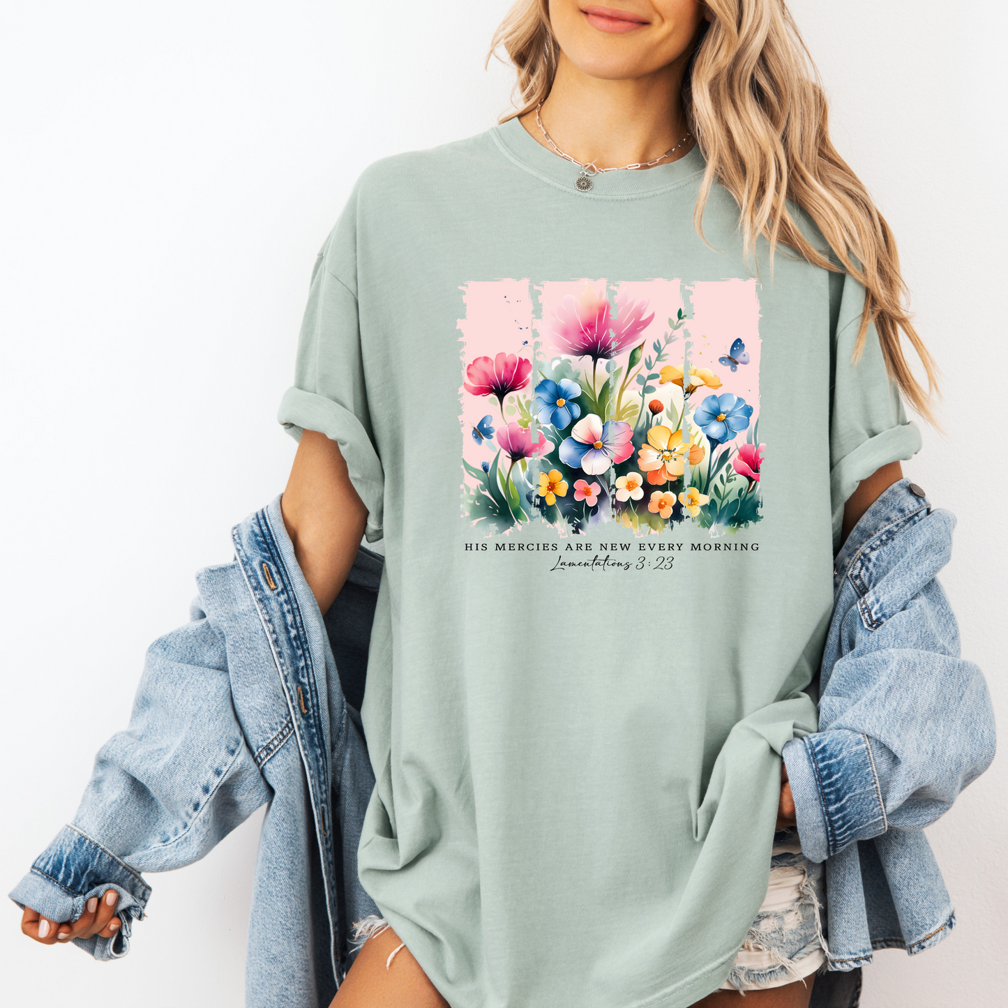 Floral Breeze T-shirt 100% Organic Cotton