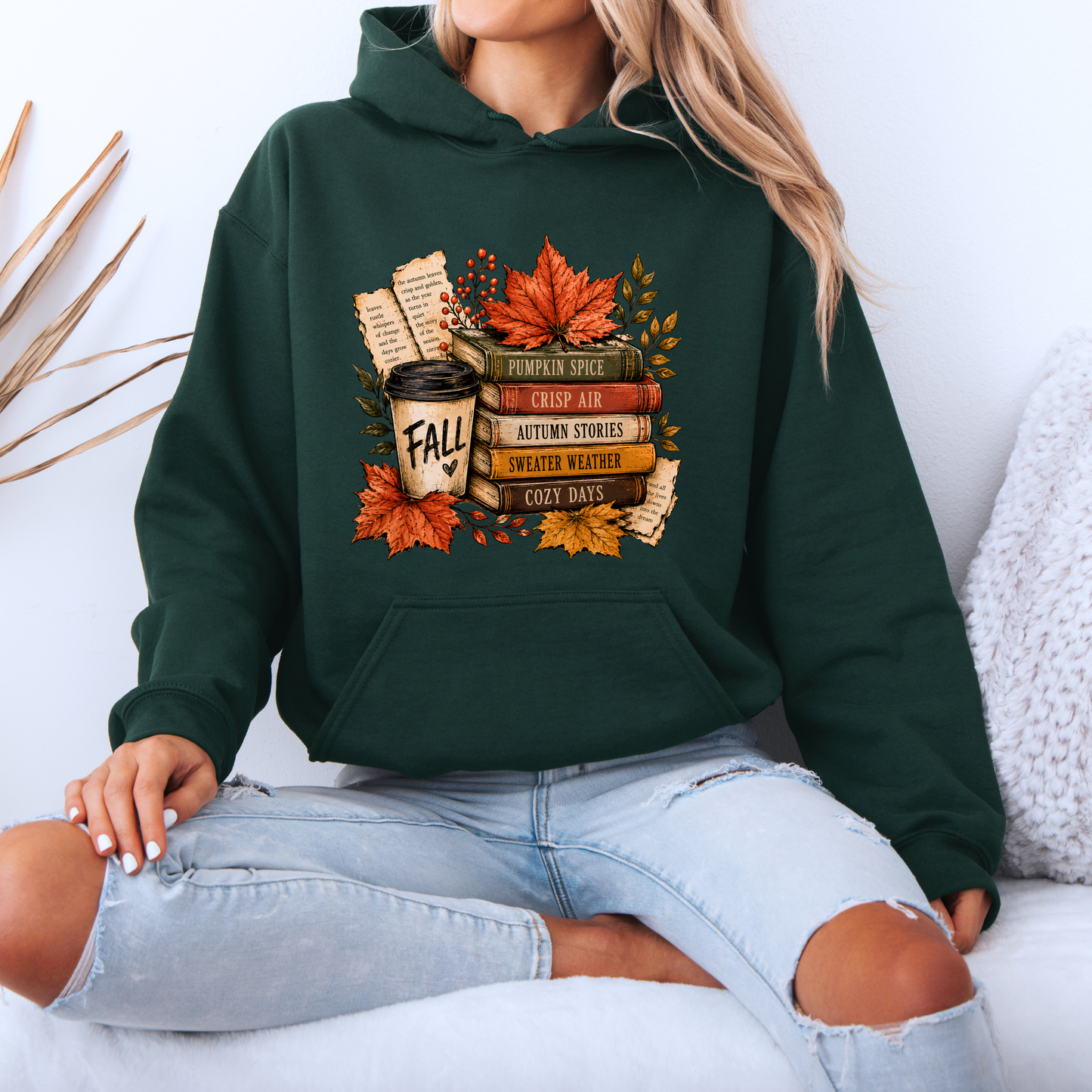 🍂 Fall Stories Bookish Hoodie 📚