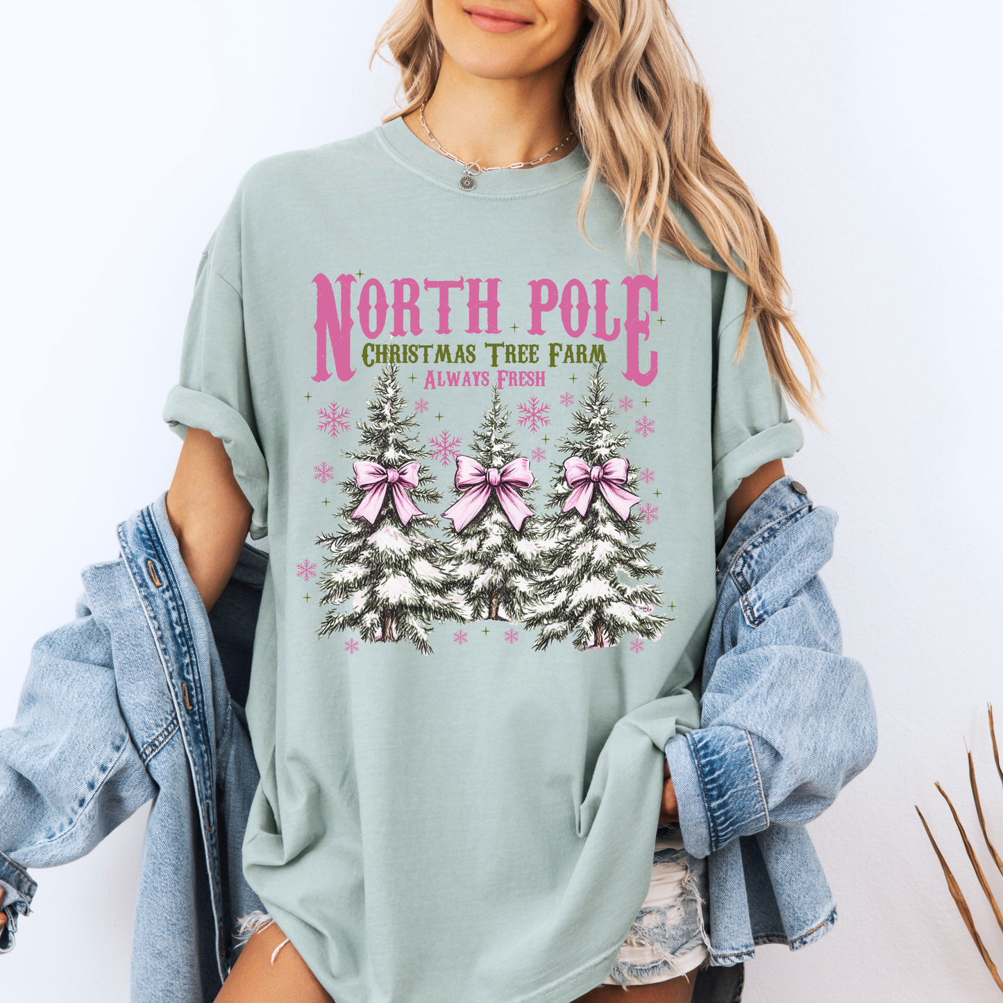 🌲❄️ North Pole Tree Farm ❄️🌲  100% Organic Cotton T-Shirt