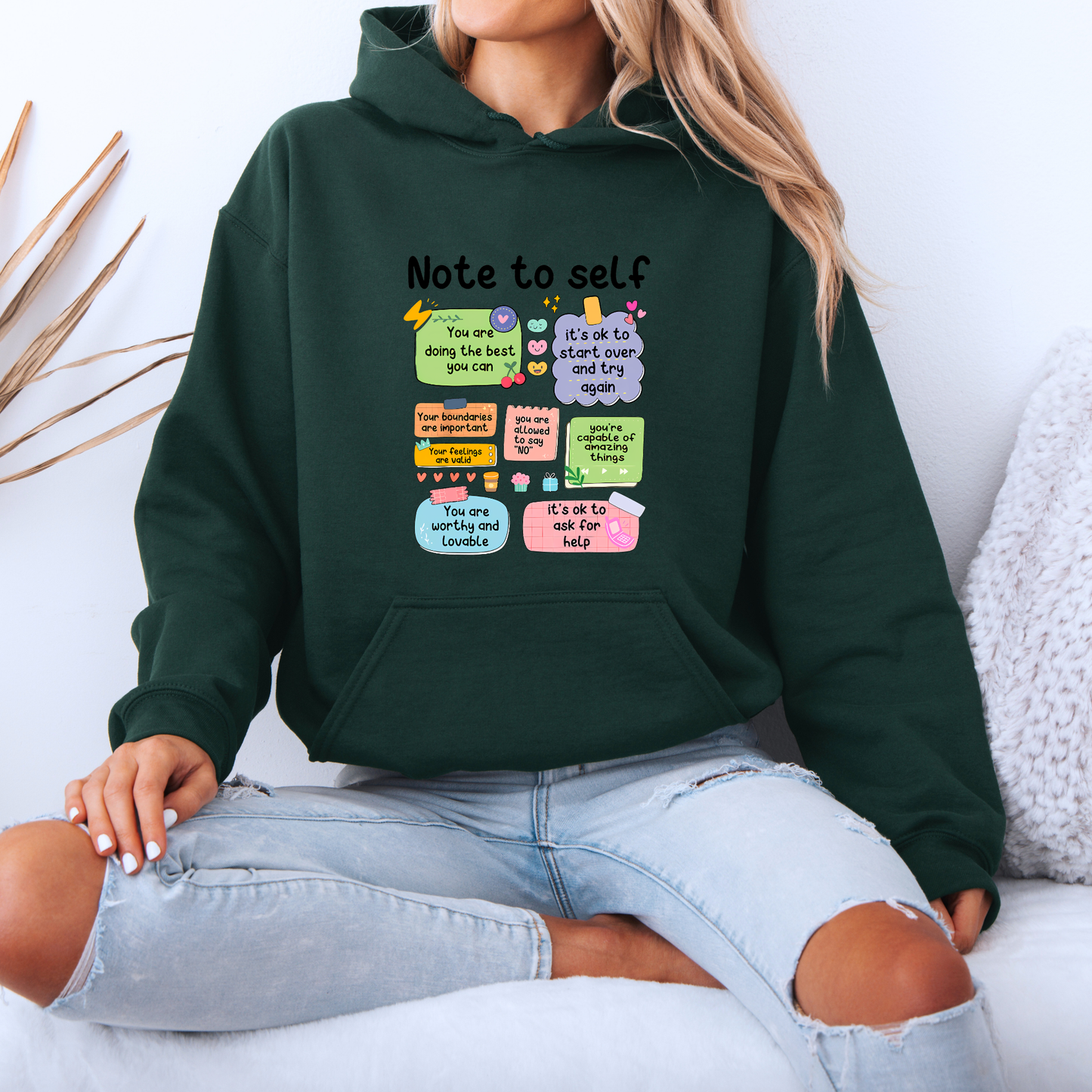 ✨ Note to Self Affirmation Hoodie
