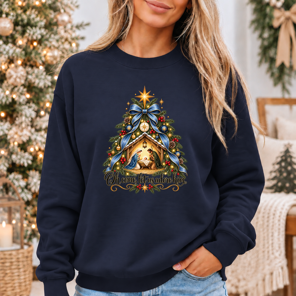 The Miracle of Christmas 🌟  Cosy Christmas Sweatshirt