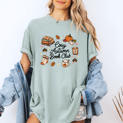 Cosy Autumn Book Club T-Shirt 📚🍂