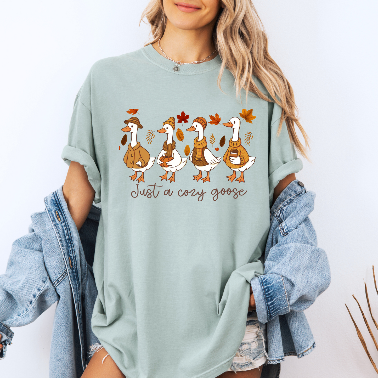 Just a Cozy Goose - 100% Organic cotton T-shirt
