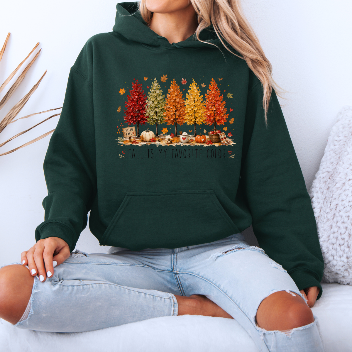 🍂🎨 Fall Is My Favourite Colour Premium Hoodie 🍁✨