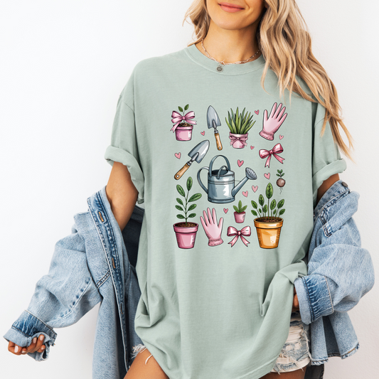 Garden Girl Era T-shirt 100% Organic Cotton