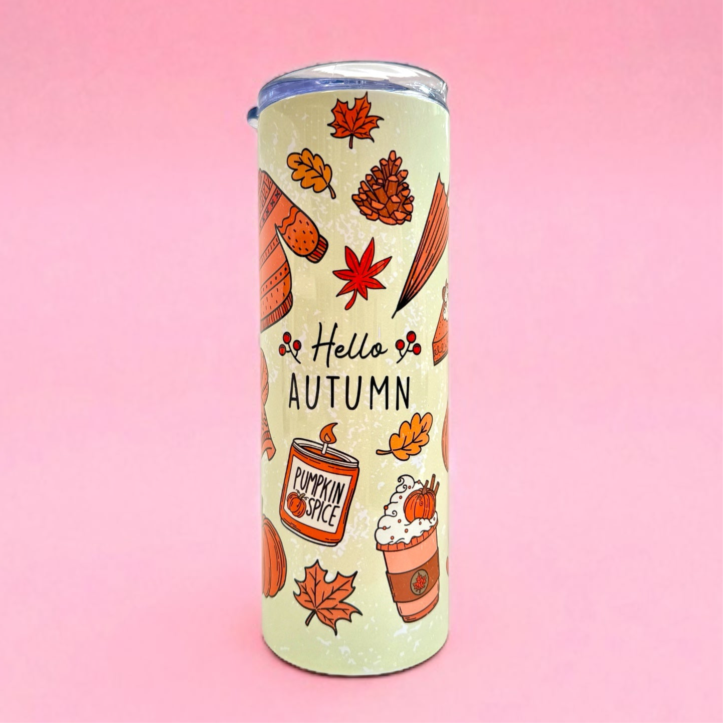 🍁 Hello Autumn 20oz Tumbler 🍂✨
