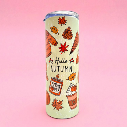 🍁 Hello Autumn 20oz Tumbler 🍂✨
