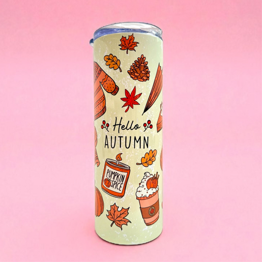 🍁 Hello Autumn 20oz Tumbler 🍂✨
