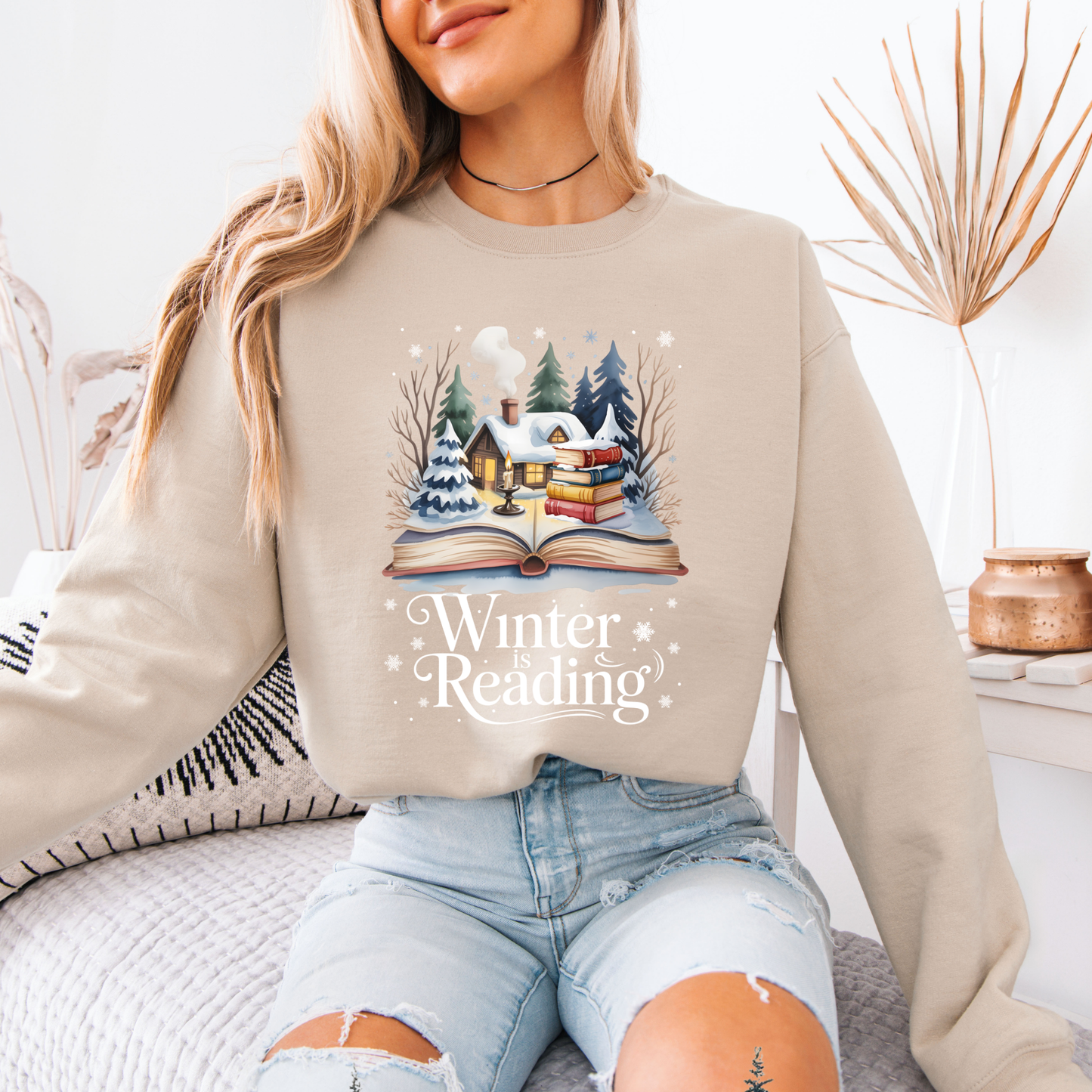 ❄️📖 Winter Is Reading✨ 🏡
Organic Cotton Sweatshirt