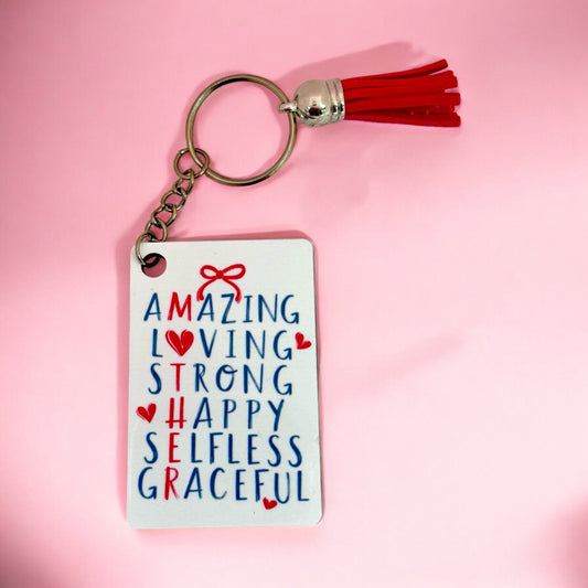 ❤️ Mother’s Day Keyring – A Tribute to Amazing Moms ❤️